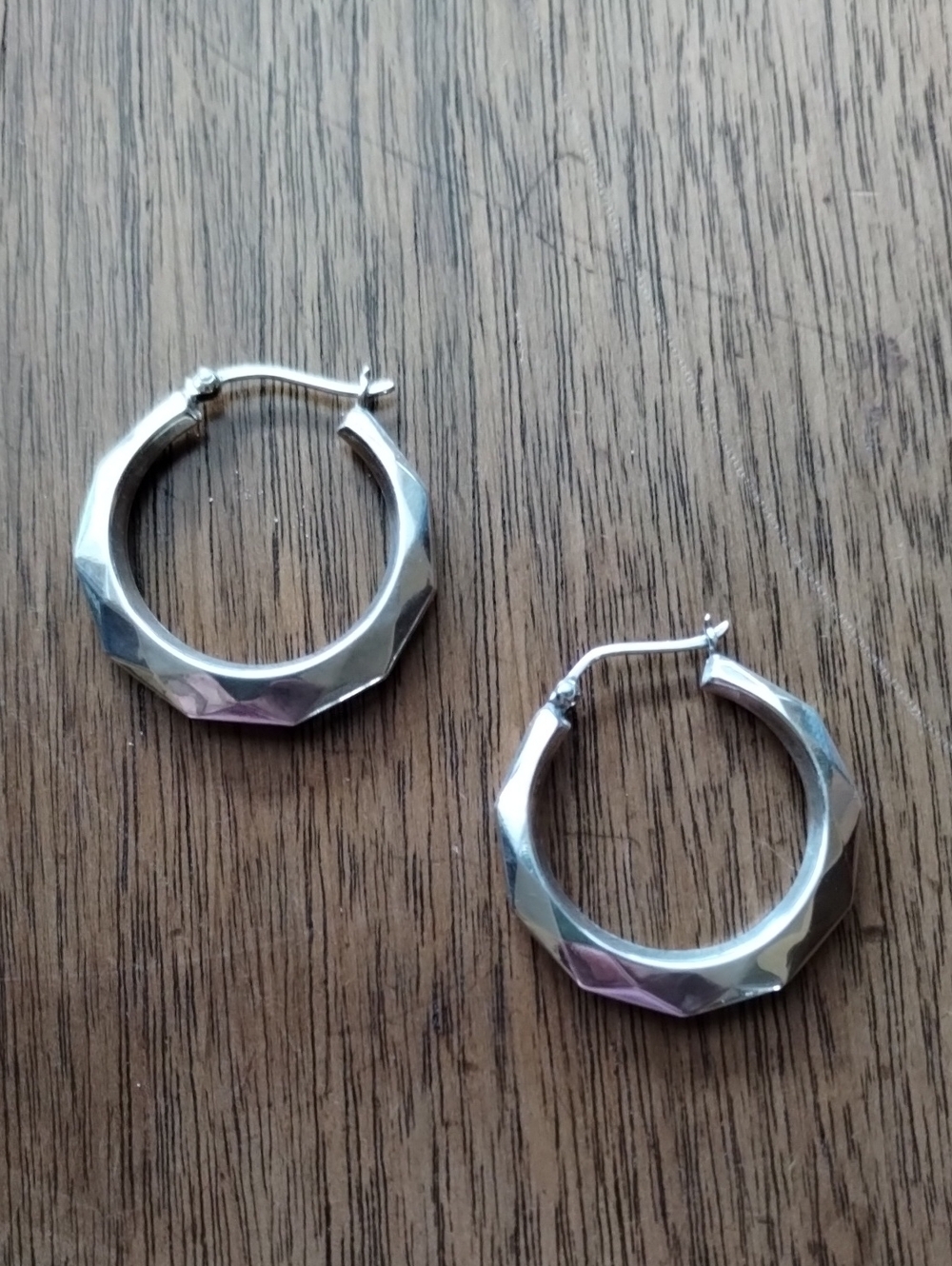 Silver Hoop Earrings